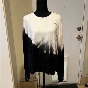 Glyder Black and White Ombre Sweatshirt